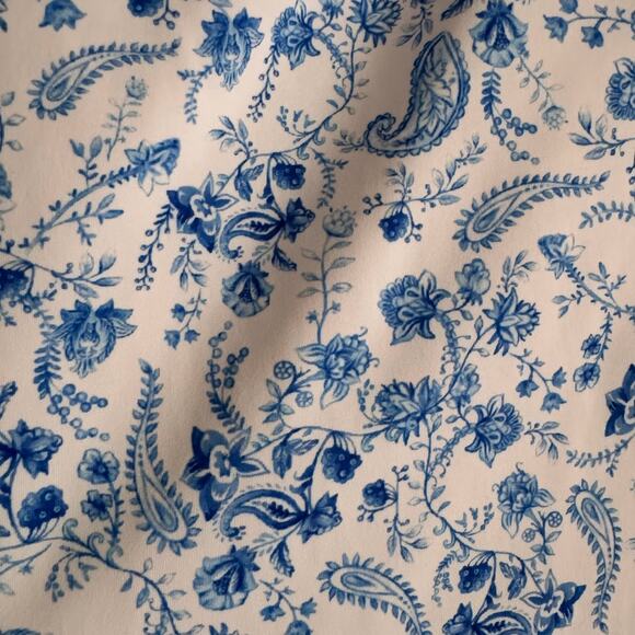 Molly J The Label Blue White Paisley Print Athletic Dress Built In Shorts Medium - Picture 3 of 5